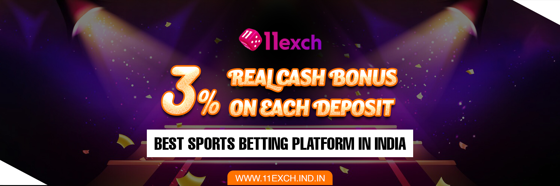 3% Real Cash Bonus On Each Deposit